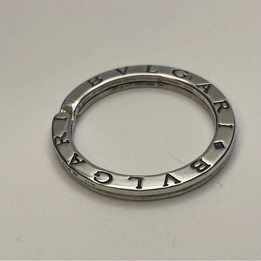 Bvlgari 925 Sterling Silver Keyring Pendant - Preowned